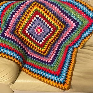 NWT- Handmade Crochet Blanket